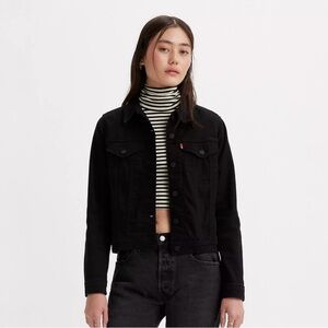 Levis premium black denim jacket - ORIGINAL TRUCKER JACKET - SIZE M